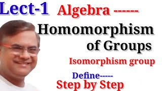 Homomorphism and Isomorphism of Group Bsc Maths [upl. by Evers]