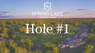 Spring Lake Country Club  Hole 1 [upl. by Alaekim729]