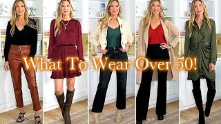 13 FALL Outfits for Women Over 50 Fall LOOKBOOK 2022  9 Bonus Sweaters [upl. by Elreath557]