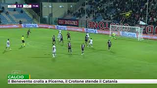 Il Benevento crolla a Picerno il Crotone stende il Catania [upl. by Arrekahs158]