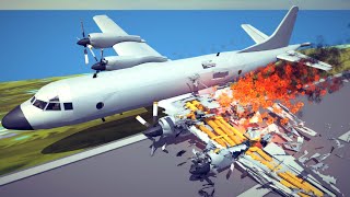 Emergency Landings 43 How survivable are they Besiege [upl. by Eidnalem848]