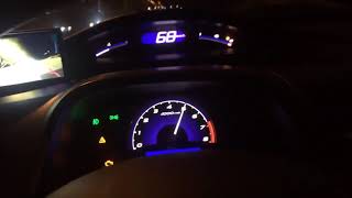 HONDA civic 2010 model top speed 200kmh 😧 [upl. by Aseek]