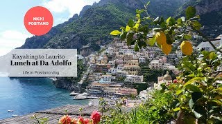 Lunch at Da Adolfo restaurant  Positano [upl. by Sara-Ann]