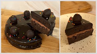 Only 3 Ingredient Chocolate Cake On tawa  No Cream No Oven Kadai Eggs Super Easy Chocolate Cake [upl. by Pax]