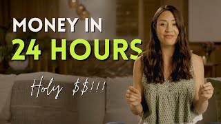 MANIFEST MONEY IN 24 HOURS OR LESS 5 Easy Ways [upl. by Nutsud]