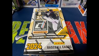 New Release 2024 Donruss Baseball Hobby Box Opening 2 Auto and 1 Relic and A Lot Of Parallels [upl. by Sugihara]