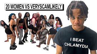 20 WOMEN VS FREAKIEST TIKTOKER VERYSCAMLIKELY [upl. by Delastre]