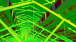 BLK360 Leica scan to Revit model  Truss layout and detail [upl. by Kippy]