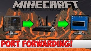 How to Port Forward your Router for a Minecraft Server [upl. by Kciredes]