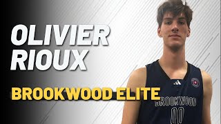 7foot6 Florida Gators Commit Olivier Rioux Brookwood Elite Adidas 3SSB Highlights [upl. by Watkins]