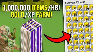 BEST GoldXP Farm Minecraft Tutorial  FAST  1000000HR [upl. by Harleigh63]