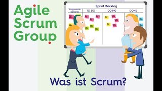 Scrum in 2 Minuten Was ist Scrum [upl. by Sissel970]