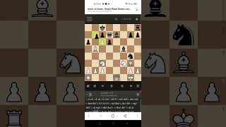 Kings pawn game  Leonardis variation  queen checkmate [upl. by Mobley]