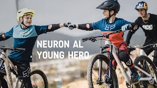 Neuron AL Young Hero with Fabio Wibmer  Mountainbiking YoungDefined [upl. by Shermy899]