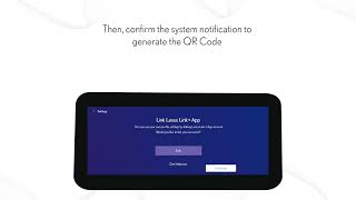 Lexus Link app  Onboarding for new customers  QR Code [upl. by Annawat]