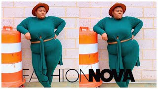 ITS THE MATCHING SETS FOR MEEE 🥰  FASHIONNOVA CURVE TRY ON HAUL  3X [upl. by Ecinerev]