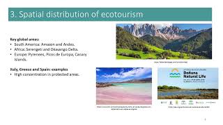 Ecotourism and nature based tourism part 3 [upl. by Charmane385]