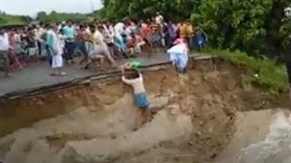 Dozens killed in flooding in India [upl. by Palumbo]