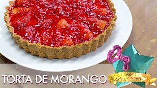 Como fazer Torta de morango Maravilhosa  Segredinhos 80 [upl. by Sioled]