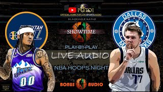 JAZZ  MAVERICKS WESTERN CONFERENCE MATCHUP BASKETBALL  LIVE AUDIO NBA HOOPS [upl. by Nueoras]