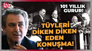 101 YILLIK GURUR Sinan Meydandan tüyleri diken diken eden konuşma quotOLMAZSA OLMAZ LAİKLİKTİRquot [upl. by Anilak]