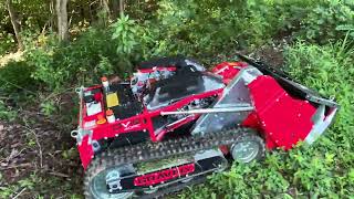 Gravely RC OVIS 40 brushslope mower [upl. by Yesnik]