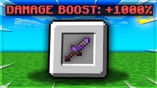 I Used This Item To Boost Damage  Minecraft Skyblock  PvPWars [upl. by Noied]