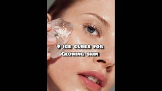 Ice cubes for glowing skin ✨💕😲 check commentshorts skincare icecubes glowingskin [upl. by Medarda]