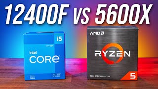 Intel i512400F vs AMD Ryzen 5 5600X  Best 6 Core CPU [upl. by Nyleaj]