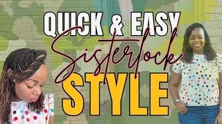 Quick amp Easy Sisterlock Style [upl. by Frodeen]