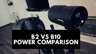 Profoto B10 vs Profoto B2 Power Comparison  You will be surprised [upl. by Haeluj]