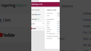 How to convert a course into a SCORM module iSpring eLearning scorm [upl. by Brathwaite162]