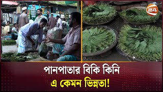 পানপাতার বিকি কিনি এ কেমন ভিন্নতা  betel leaves  Channel 24 [upl. by Tymothy]