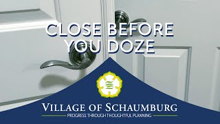 Schaumburg Fire Department  Close Before You Doze [upl. by Mingche]