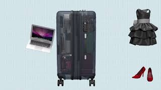 Coolhut Expandable Luggage Sets 3 Piece Set  Product Video [upl. by Hawk]