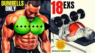 18 BEST CHEST EXERCISES WITH DUMBELLS  MUSCULATION PECS AVEC HALTERES [upl. by Neysa]