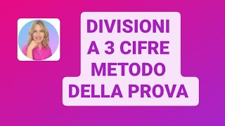 DIVISIONI A TRE CIFRE AL DIVISORE [upl. by Lodge93]