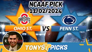 Ohio St vs Penn St Pick 11224 NCAAF Week 10 Predictions [upl. by Ariat]