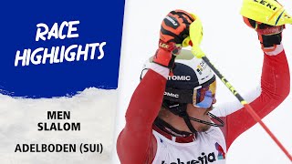 Feller pips McGrath for top spot in Adelboden Mens Slalom  Audi FIS Alpine World Cup 2324 [upl. by Pierette]