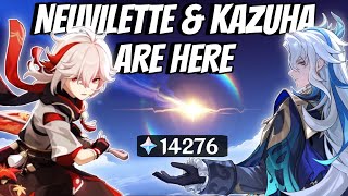 ROLLING FOR KAZUHA AND NEUVILETTE BECAUSE THEYRE THE MOST OP CHARACTERS  Genshin Impact 45  ITA [upl. by Brandyn]