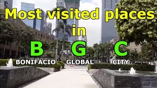 BGC Bonifacio Global City 2019 Most visited places Vlog tour Taguig City Philippines [upl. by Laleb729]