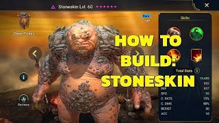 Raid How to Build  Stoneskin [upl. by Neersin351]