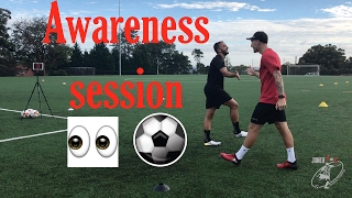 RAW footage  Soccer session on awareness  Joner Football [upl. by Salisbury]