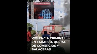 VIOLENCIA CRIMINAL EN TABASCO [upl. by Dugas]