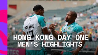 Michael Hoopers first SVNS appearance  CathayHSBC Hong Kong Sevens Day One Mens Highlights [upl. by Prem]