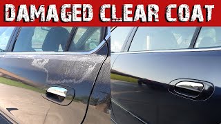 How to repair damaged clear coat AT HOME with SPRAY CANS [upl. by Enyehc34]