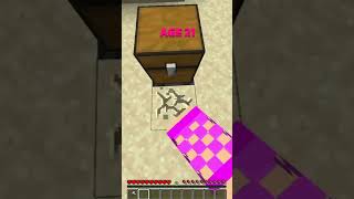 Minecraft How To Escape Crazy Traps At Every Age😱INSANE😍 minecraft shorts [upl. by Sehguh]