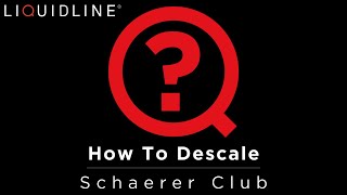 How to Descale a Schaerer Club Coffee Machine  User Guide [upl. by Mateya]