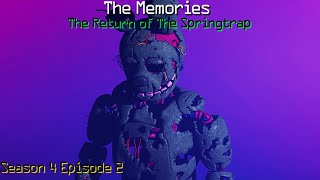 SFM FNaF  The Memories  Season 4 Episode 2 The Return of The Springtrap [upl. by Hendrickson303]