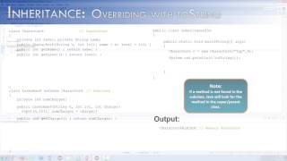 Inheritance 4  Overriding with toString Java [upl. by Aivataj]